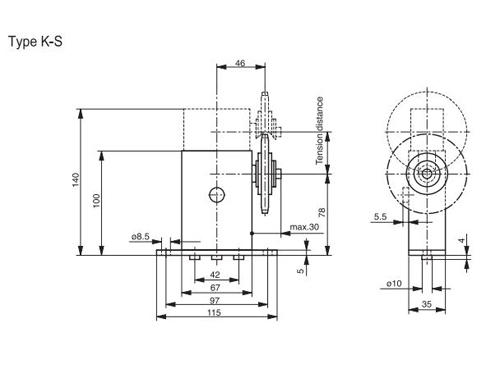 鏈(lian)條張緊(jin)器 SPANN-BOX SIZE 1係(xi)列(lie)